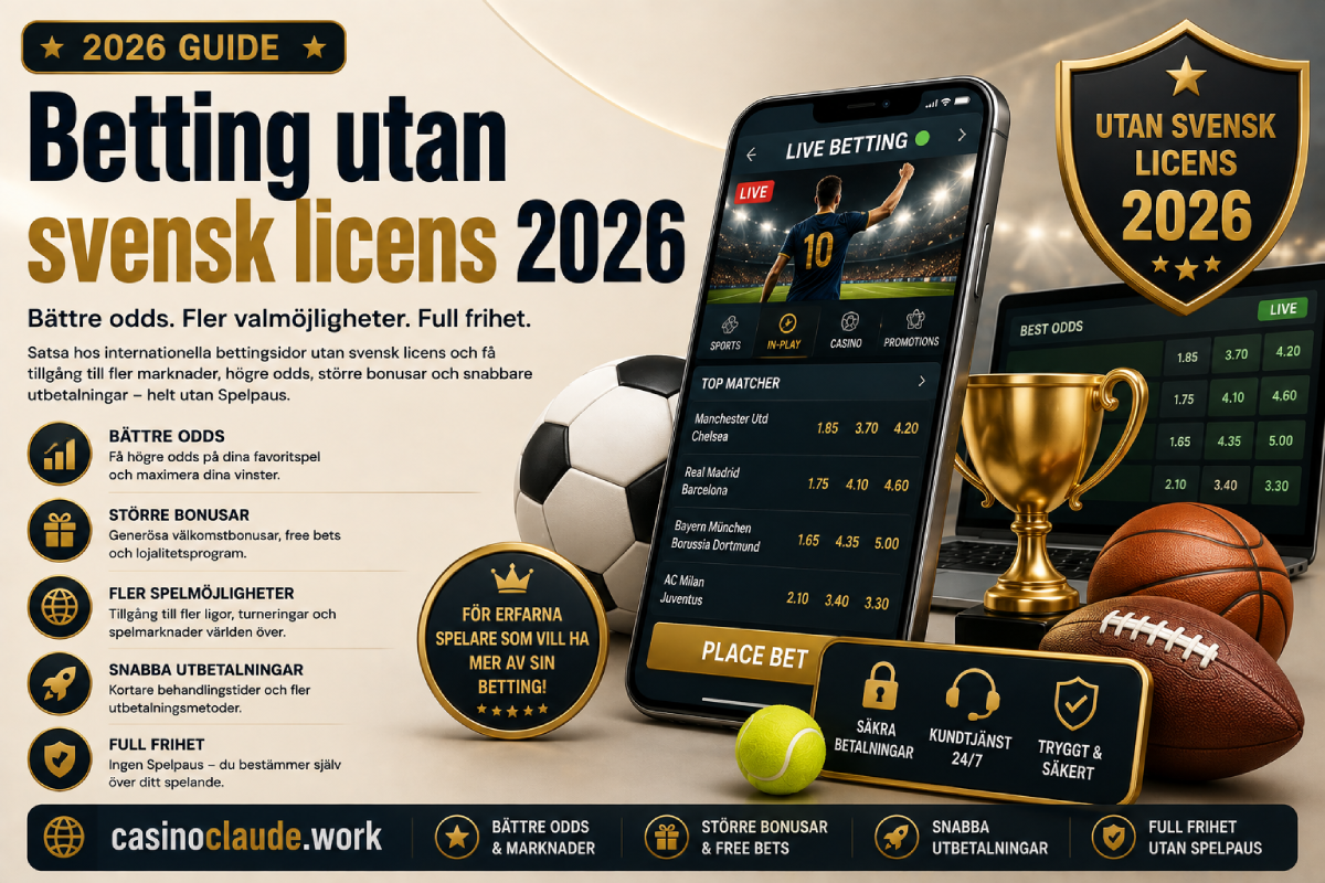 Betting utan svensk licens 2026