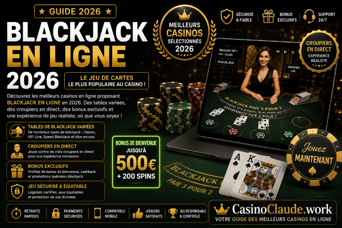 Blackjack en Ligne 2026