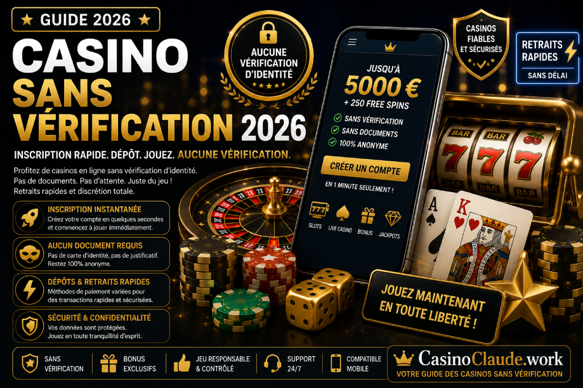 Casino Sans Vérification 2026