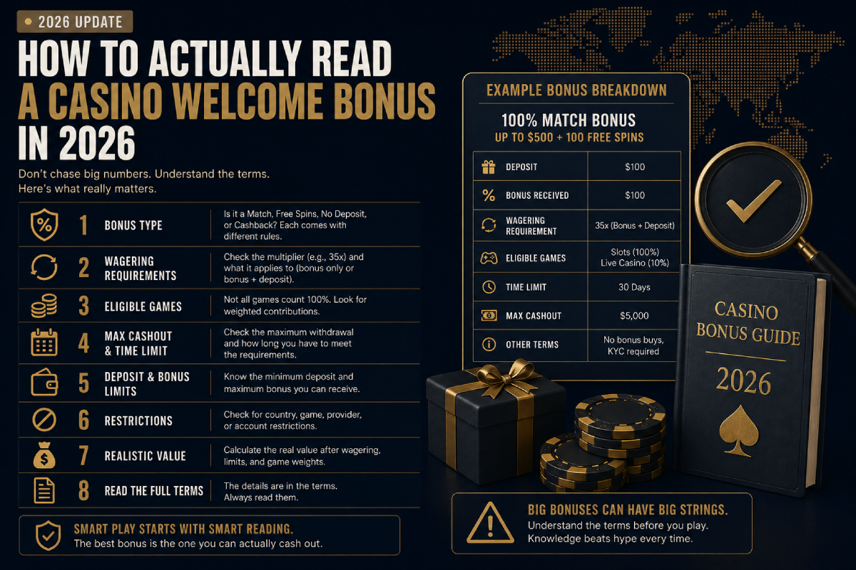 Reading a casino bonus