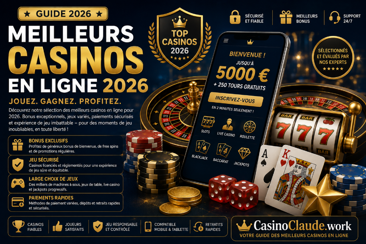 Meilleurs Casinos en Ligne 2026