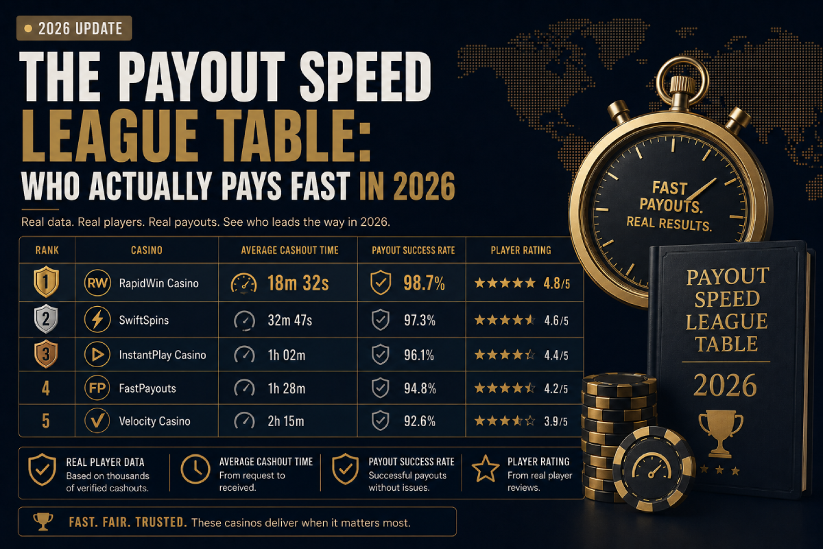 Payout speed league table